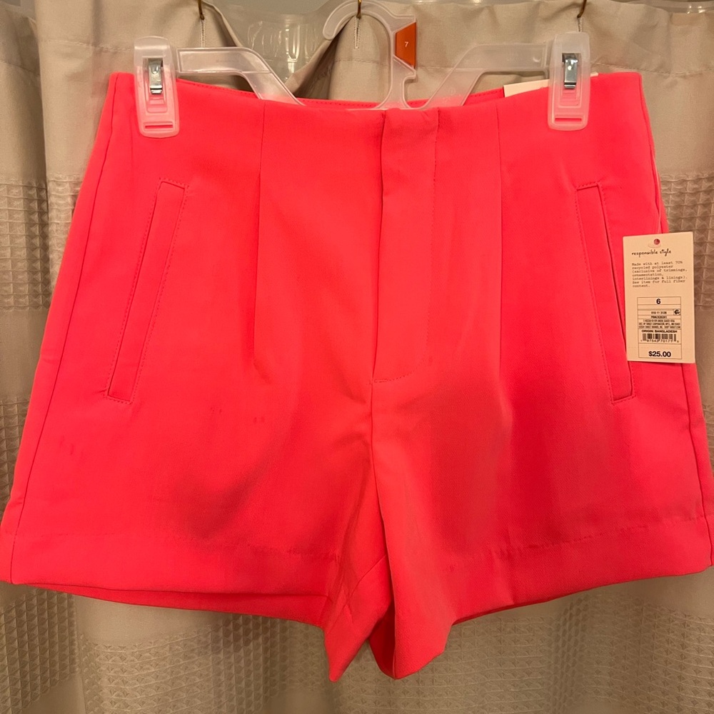 A New Day High Waist Pink Tailored Shorts